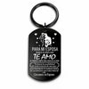 Romantic Stainless Steel Wife Keychain
