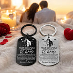 Romantic Stainless Steel Wife Keychain